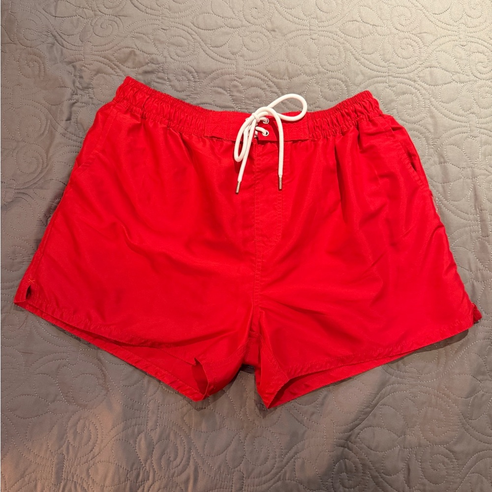 2xist Men's Red Swim Trunks